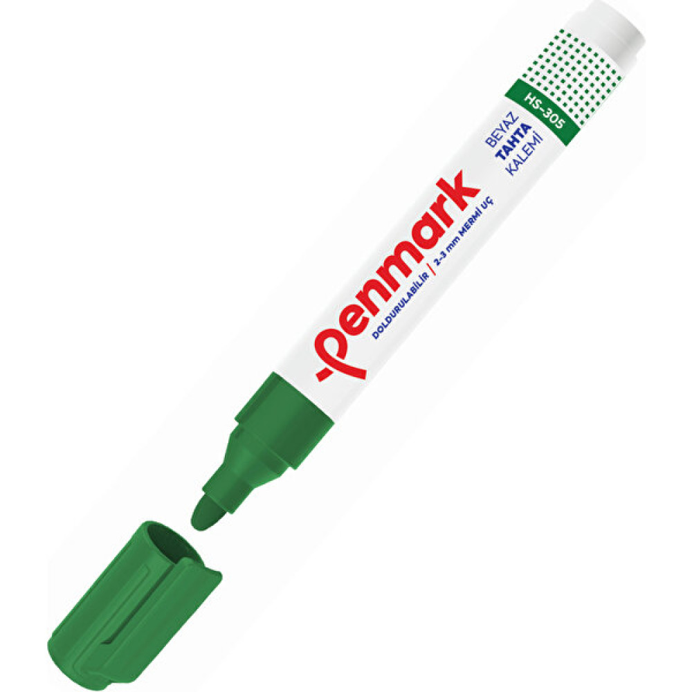 Penmark HS-305-04 Beyaz Tahta Kalemi Yeşil Yazı Tahtası Kalemi Fiyatı