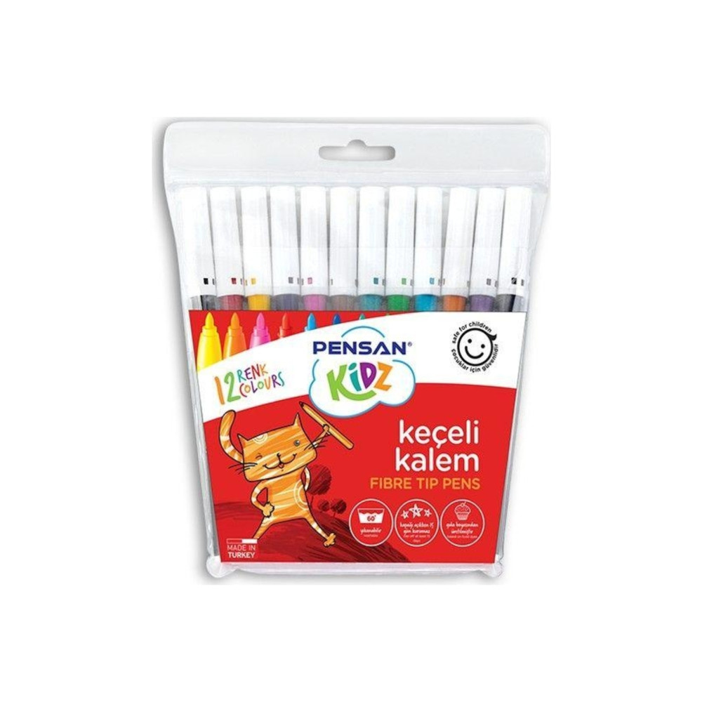 Pensan Kidz Keçeli Kalem 12 Li Keçe Uçlu Kalem Fiyatı
