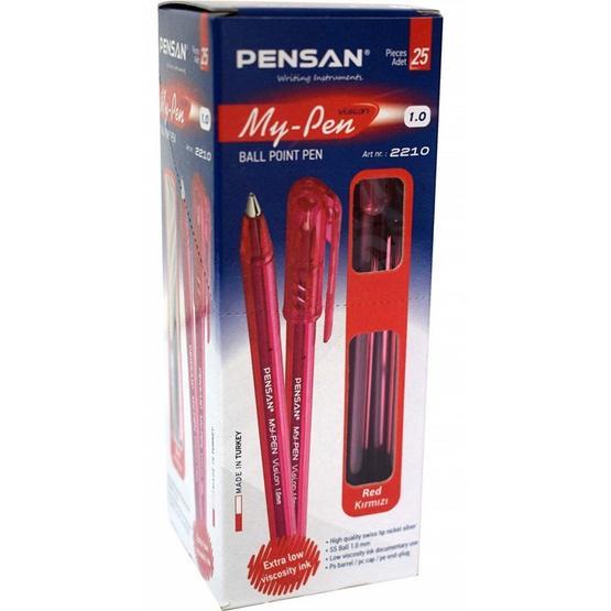 Pensan PE02210TKKI Kırmızı Tükenmez Kalem