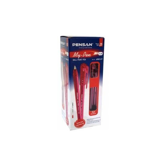 Pensan PE02210TKKI Kırmızı Tükenmez Kalem