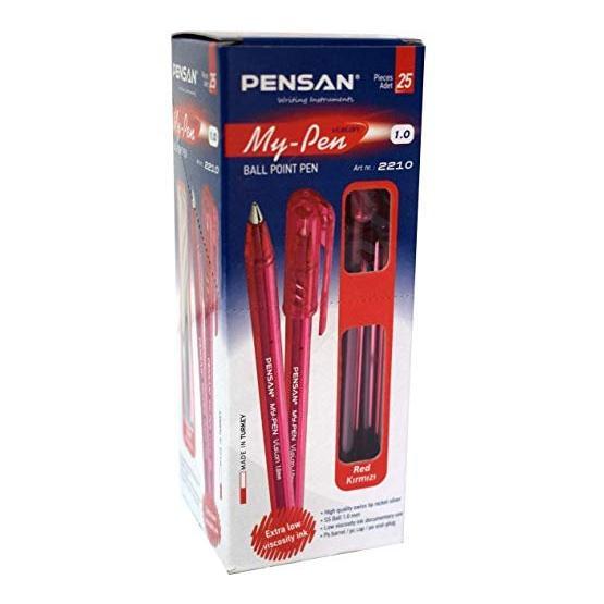 Pensan PE02210TKKI Kırmızı Tükenmez Kalem