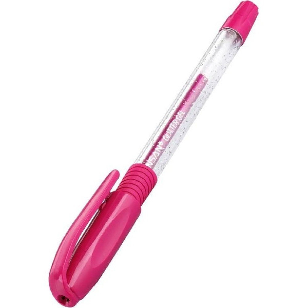 Pensan Simli Jel Kalem Pembe 1.0mm 1 Adet Glitter Gel Simli Tükenmez Kalem Pembe Renk - Standart Jel Mürekkepli (Roller) Kalem Fiyatı