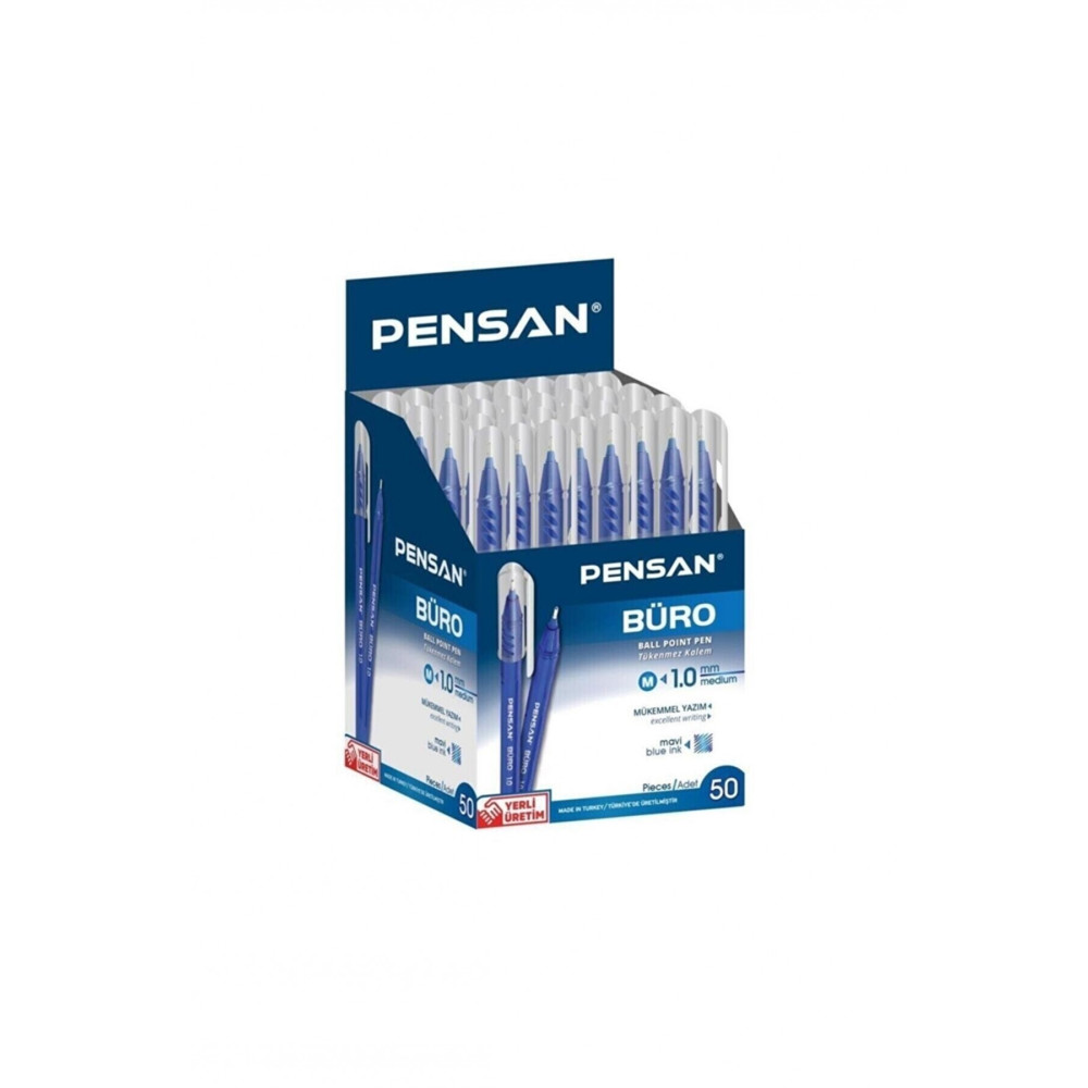 Pensan Tükenmez Kalem Mavi 1 Mm 50li Paket Tükenmez Kalem Fiyatı