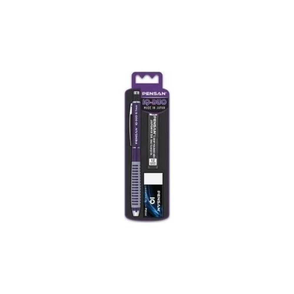 Pensan Versatil 0.7 Iq Duo Silgi+Min Set Renk 4008 - Mor Mekanik Kurşun (Versatil) Kalem Fiyatı