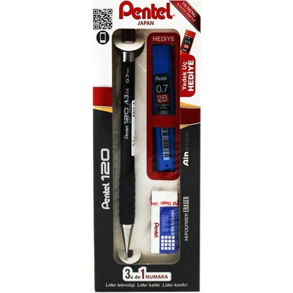 Pentel A315 Versatil Kalem 0 5 mm +Uç+Silgi Seti Oto Boyaları Fiyatı