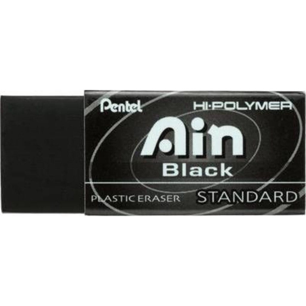 Pentel Hi-Polymer Ain Black Silgi 1 Adet Standart Ölçülerde Siyah Renkli Silgi Silgi Fiyatı