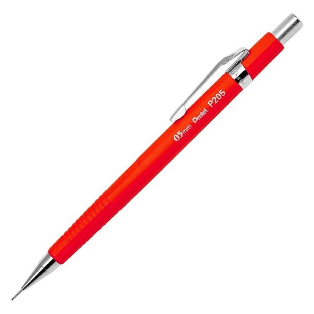 Pentel P205-FG Versatil Kalemi Kırmızı 0.5 mm Mekanik Kurşun (Versatil) Kalem Fiyatı