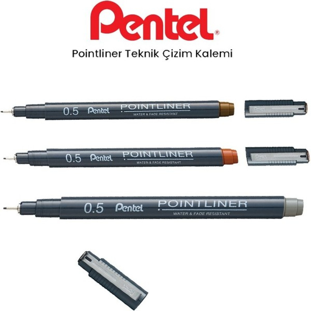Pentel Pointliner Teknik Çizim Kalemi 0,5mm Oto Boyaları Fiyatı