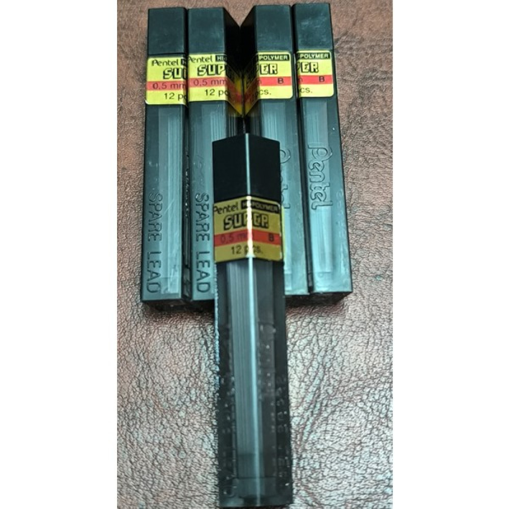 Pentel Super Hi-Polymer 0.5 B Kalem Ucu (5'li Set) Oto Boyaları Fiyatı
