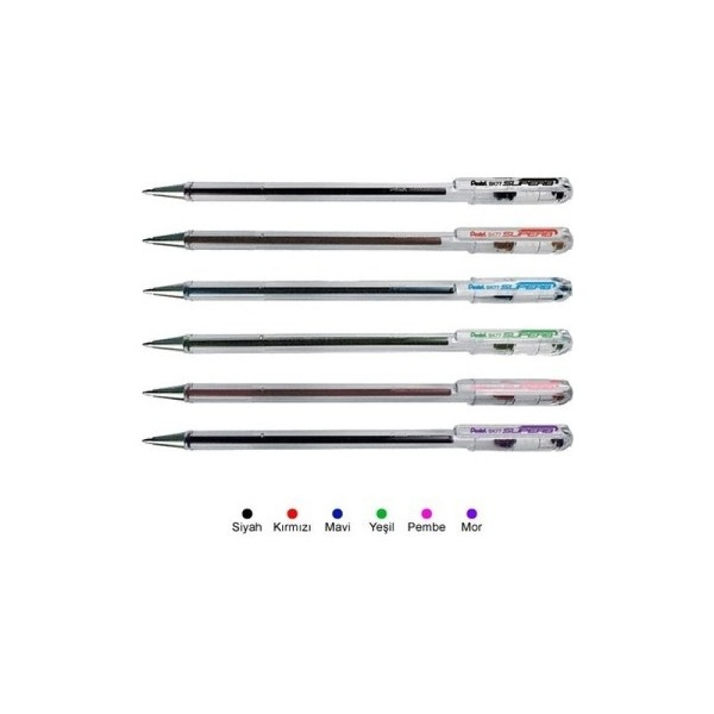 Pentel Superb 0.7 mm Jel Kalem BK77 Siyah Jel Mürekkepli (Roller) Kalem Fiyatı