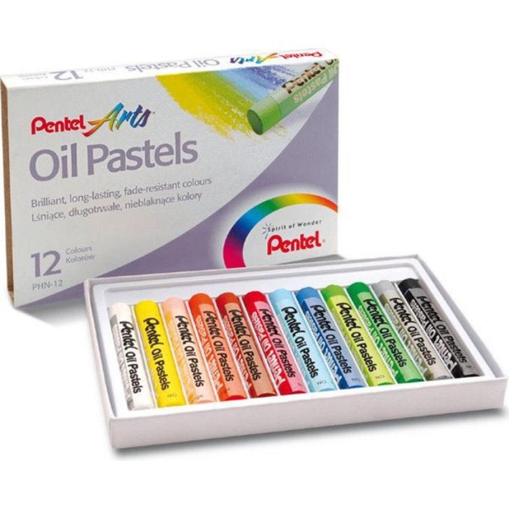 Pentel Yağlı Pastel Boya Seti 12'Li Sanatsal Malzemeler Fiyatı
