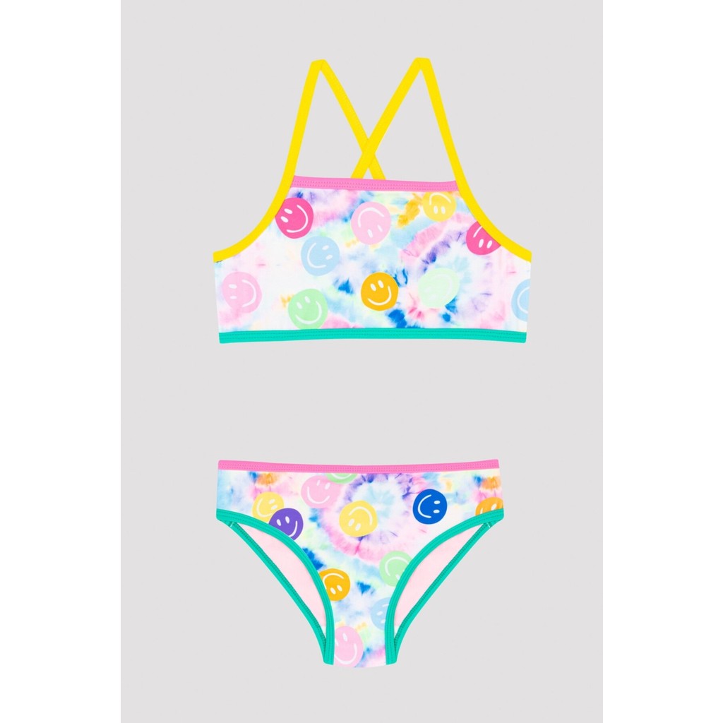 Penti Kız Çocuk Smiley Renkli Halter Bikini Takımı Kız Çocuk Plaj Giyimi Fiyatı
