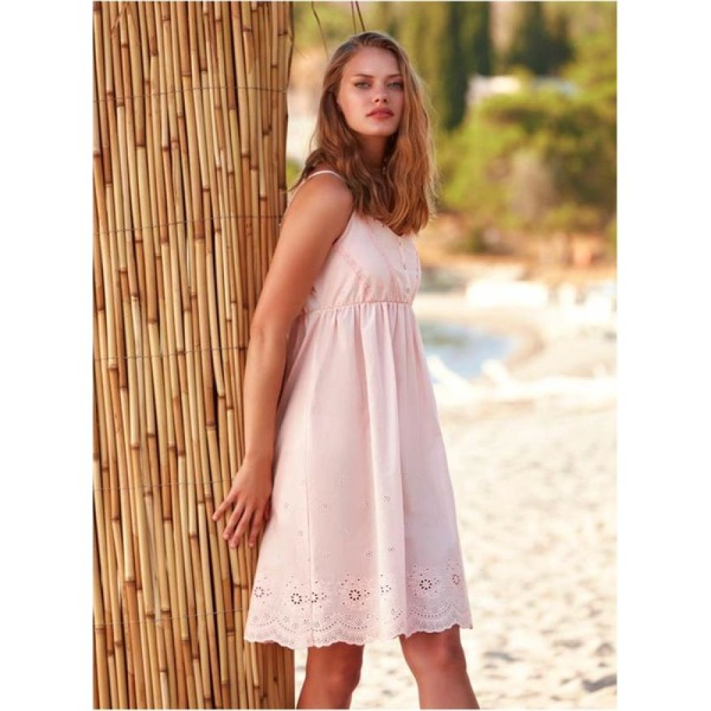 Penye Mood 8763 Elbise Pembe Elbise Fiyatı