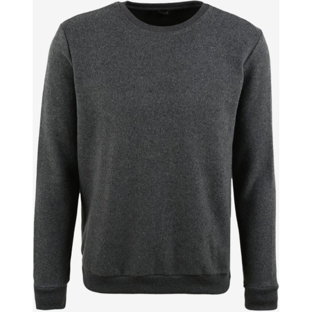People By Fabrika Bisiklet Yaka Düz Gri Melanj Erkek Sweatshırt SPBF3WM-SWT5009 Erkek Sweatshirt Fiyatı