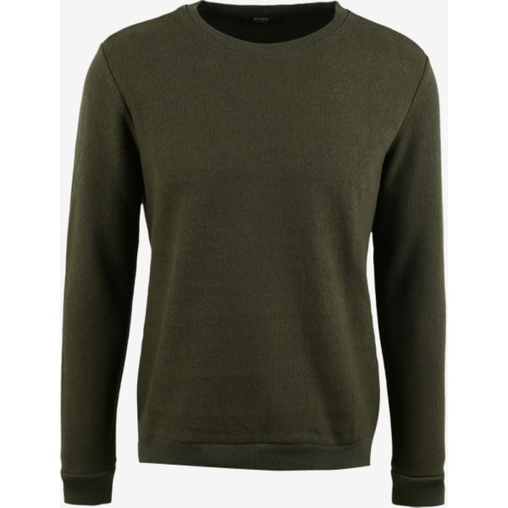 People By Fabrika Bisiklet Yaka Düz Yeşil Erkek Sweatshırt SPBF3WM-SWT5009 Erkek Sweatshirt Fiyatı