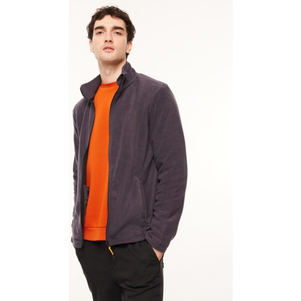 People By Fabrika Fermuarlı Yaka Düz Antrasit Erkek Sweatmont PBF23WM-SWTFPL Erkek Mont Fiyatı