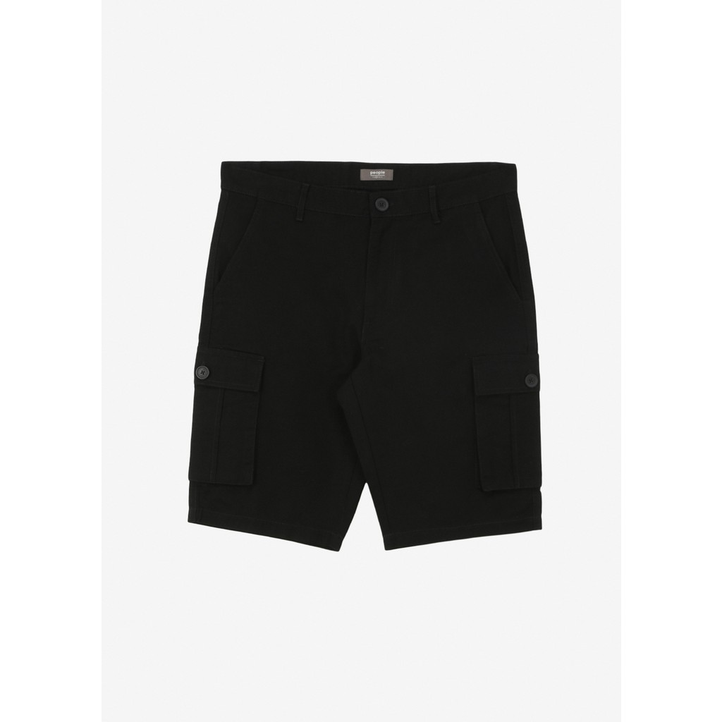 People By Fabrika Normal Bel Siyah Erkek Kargo Şort SPBF4SM-SHT5085 Giyim & İç Giyim Fiyatı