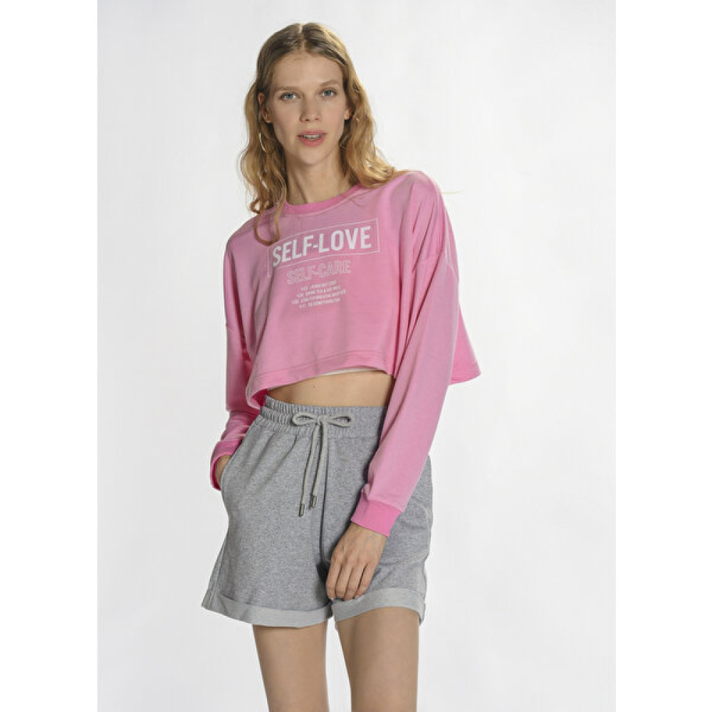 People By Fabrika Sweatshirt, L, Pembe Bayan Sweatshirt Fiyatı