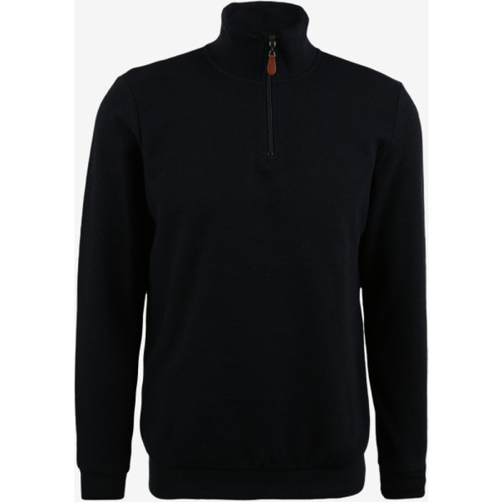 People By Fabrika Yarım Balıkçı Yaka Düz Lacivert Erkek Sweatshırt SPBF3WM-SWT5006 Erkek Sweatshirt Fiyatı