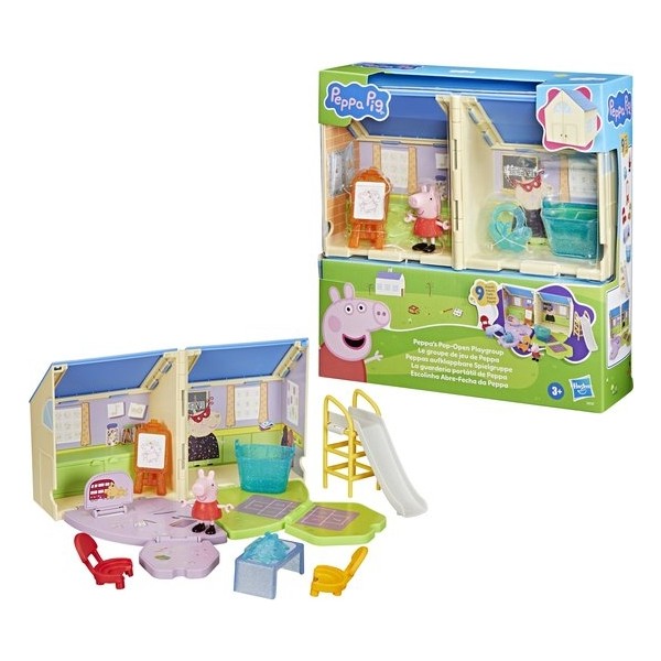 Peppa Pig Pep Peppas Pop Open Oyun Grubu Erkek Çocuklar İçin 5 Parça Eğlenceli Set - Açık Mavi Diğer Fiyatı