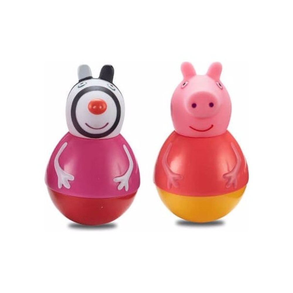 Peppa Pig Weebles Peppa Pig 2li Paket - 7666 Peppa Pig ve Zoe Zebra - Renkli Oyuncak Fiyatı