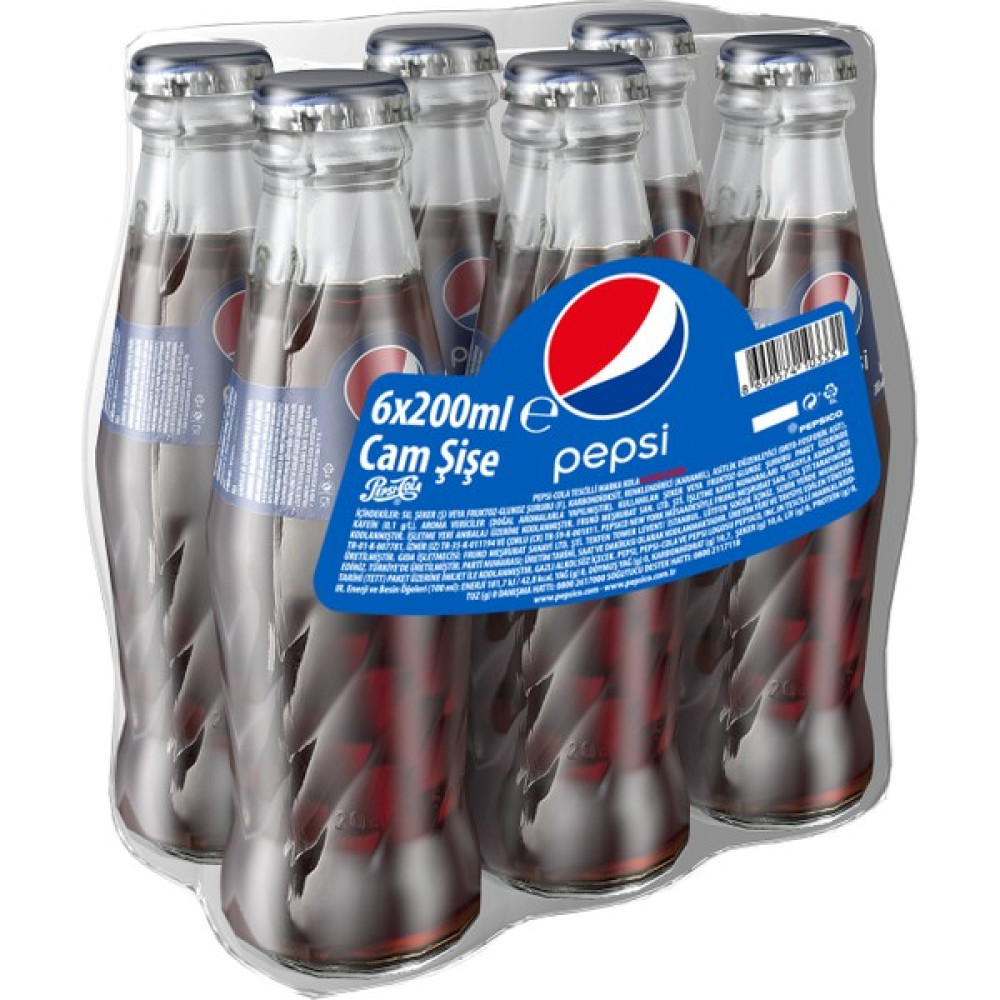 Pepsi Cola Cam Şişe 6x200 ml Diğer Fiyatı