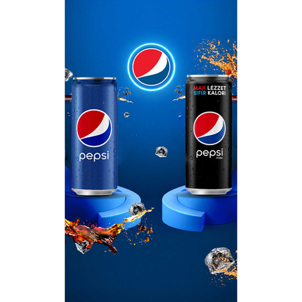 Pepsi Kutu Kola 330 ml Teneke