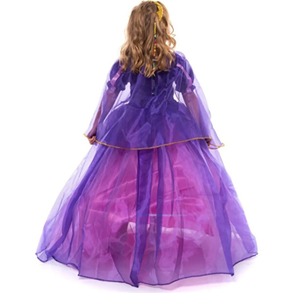 Pera Kozmetik Kostüm Rapunzel Kostümü - 6 - 7 Yaş - Mor - Pembe Oyuncak Fiyatı
