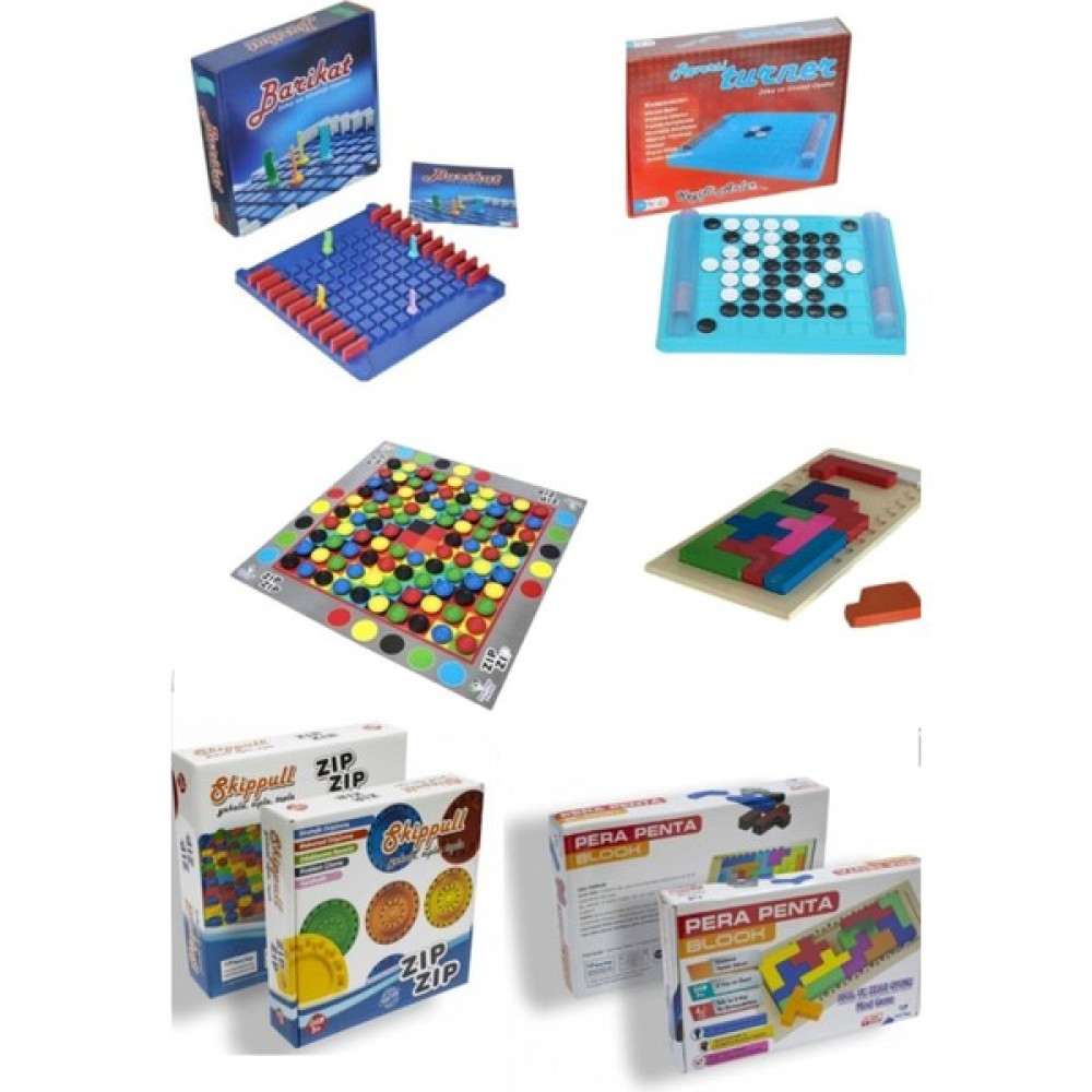 Pera Toys Eğitici Oyun Seti Barikat - Reversi - Skippull - Katamino Penta Blook Zeka Geliştirici Oyunlar 4lü Set Oyun Takımları Fiyatı