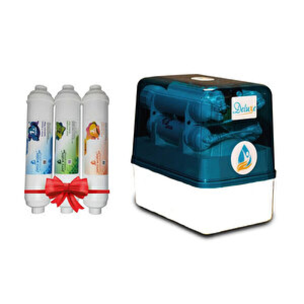 Pera Water Delüxe 7 Aşamalı Alkali + Mineral Kapalı Kasa Su Arıtma Cihazı Yeşil Su Arıtma Cihazı Fiyatı