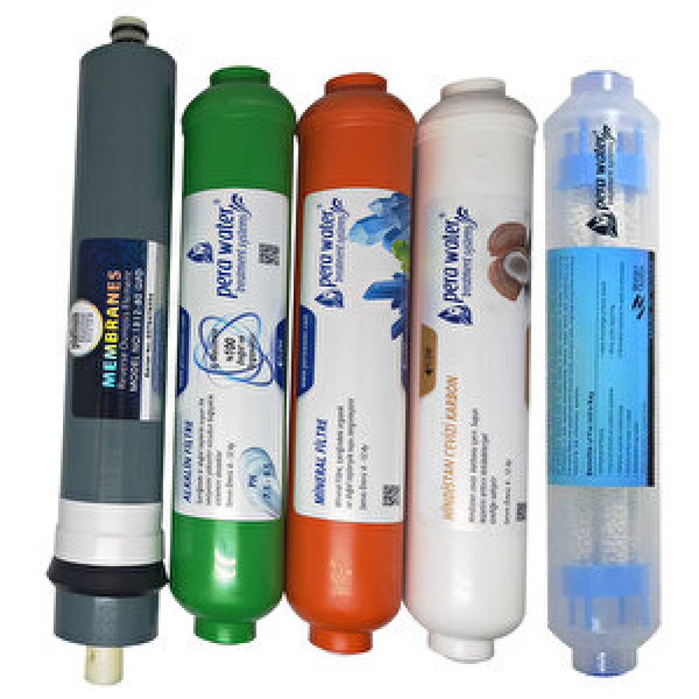 Pera Water  Tüm Su Arıtma Cihazlarına Uygun Platinium 80 Gpd Mebran + Alkali + Mineral + Detox + Hindistan Cevizi Tatlandırıcı Filtre Su Arıtma Cihazı Fiyatı