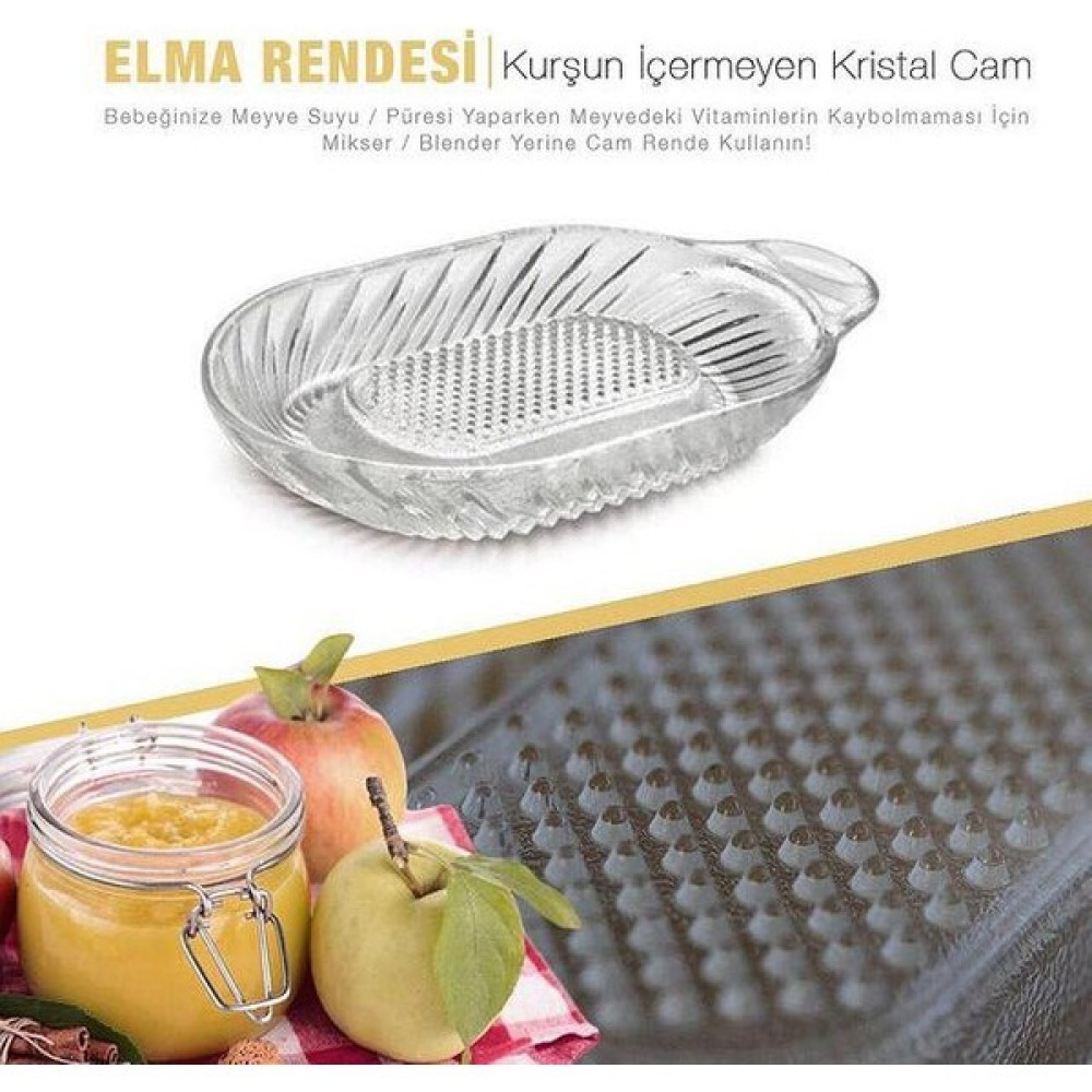 Perast Home Bebek Pratik Cam Rende Elma Rendesi Bebek Rendesi Pratik Phigo - 1 Adet - Şeffaf Mutfak Gereçleri Fiyatı