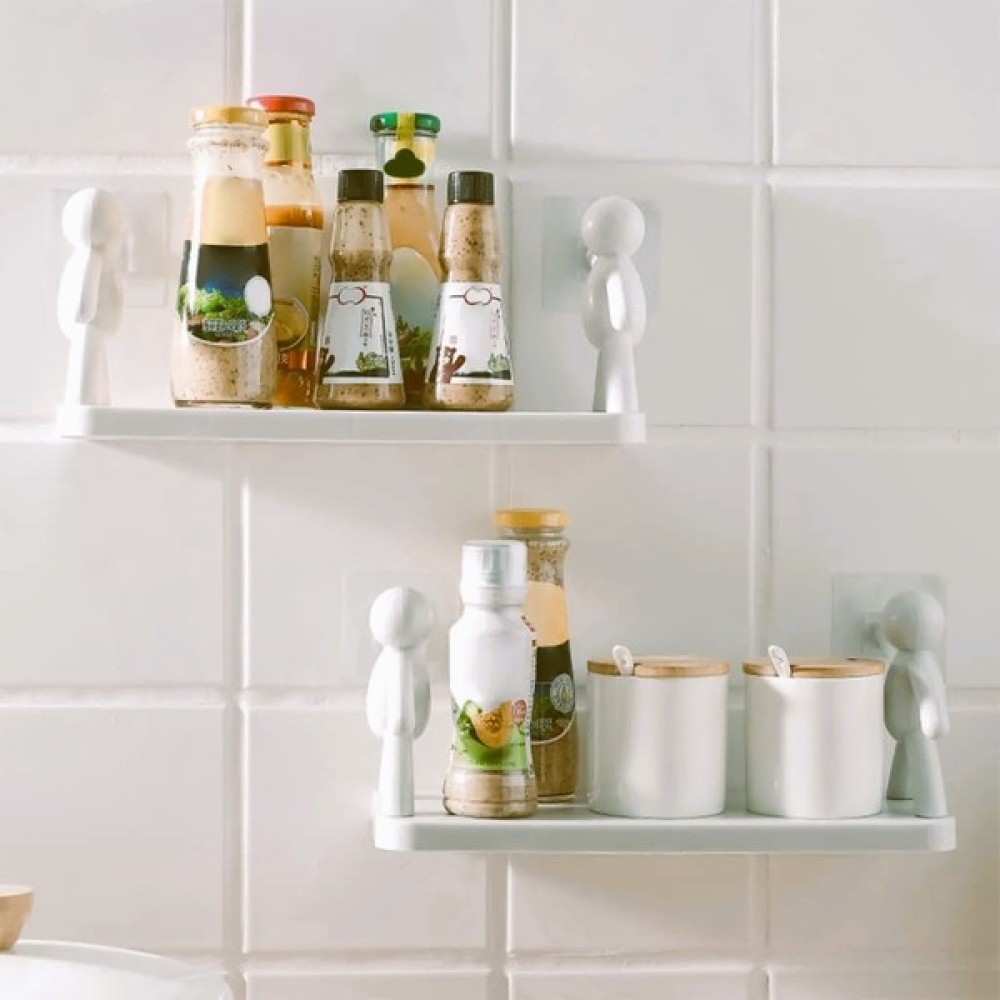 Perast Home Kendinden Yapışkanlı Adam/herkül Raf Banyo/wc/mutfak /ofis /çok Amaçlı Organizer 1 Adet 100O Ev & Dekorasyon Aksesuarları Fiyatı