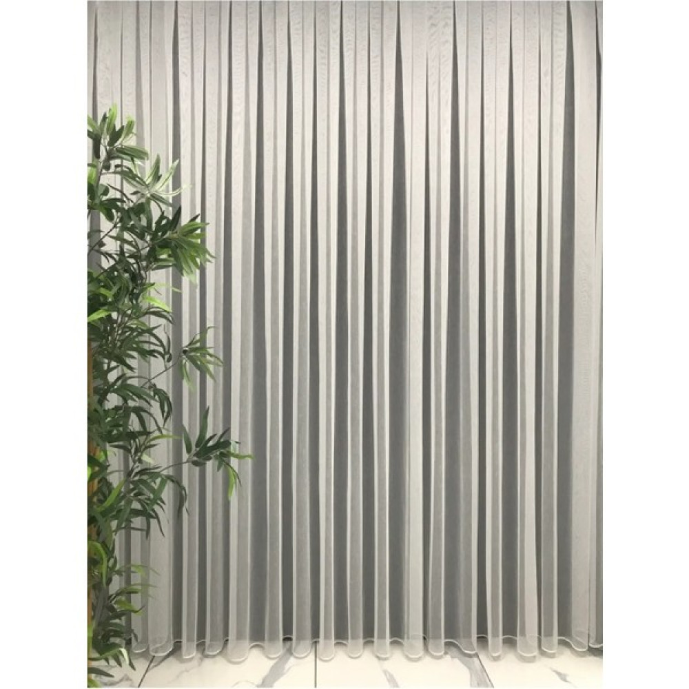 Perde Pendik Keten Düz Tül,tül,kanada,,tül, Düz Tül,sık,pile,1/3,ütü Istemez,tül,perde - 100 x 270 cm - Ekru Tül Perde Fiyatı