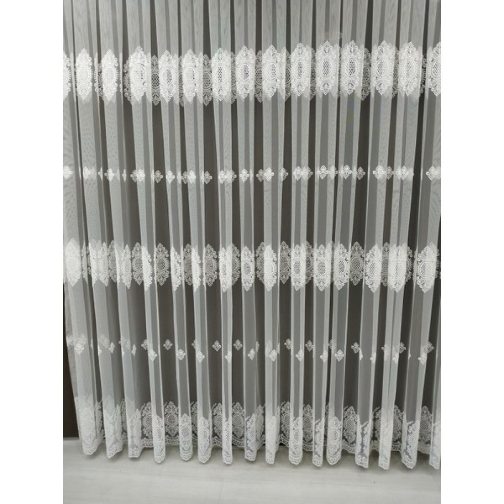 Perde Pendik Tül Perdeyeni Sezon Salon ve Oturma Odaları Için Tül Perde 1 x 3 Sık Pileli - 250 x 260 cm - Ekru Tül Perde Fiyatı