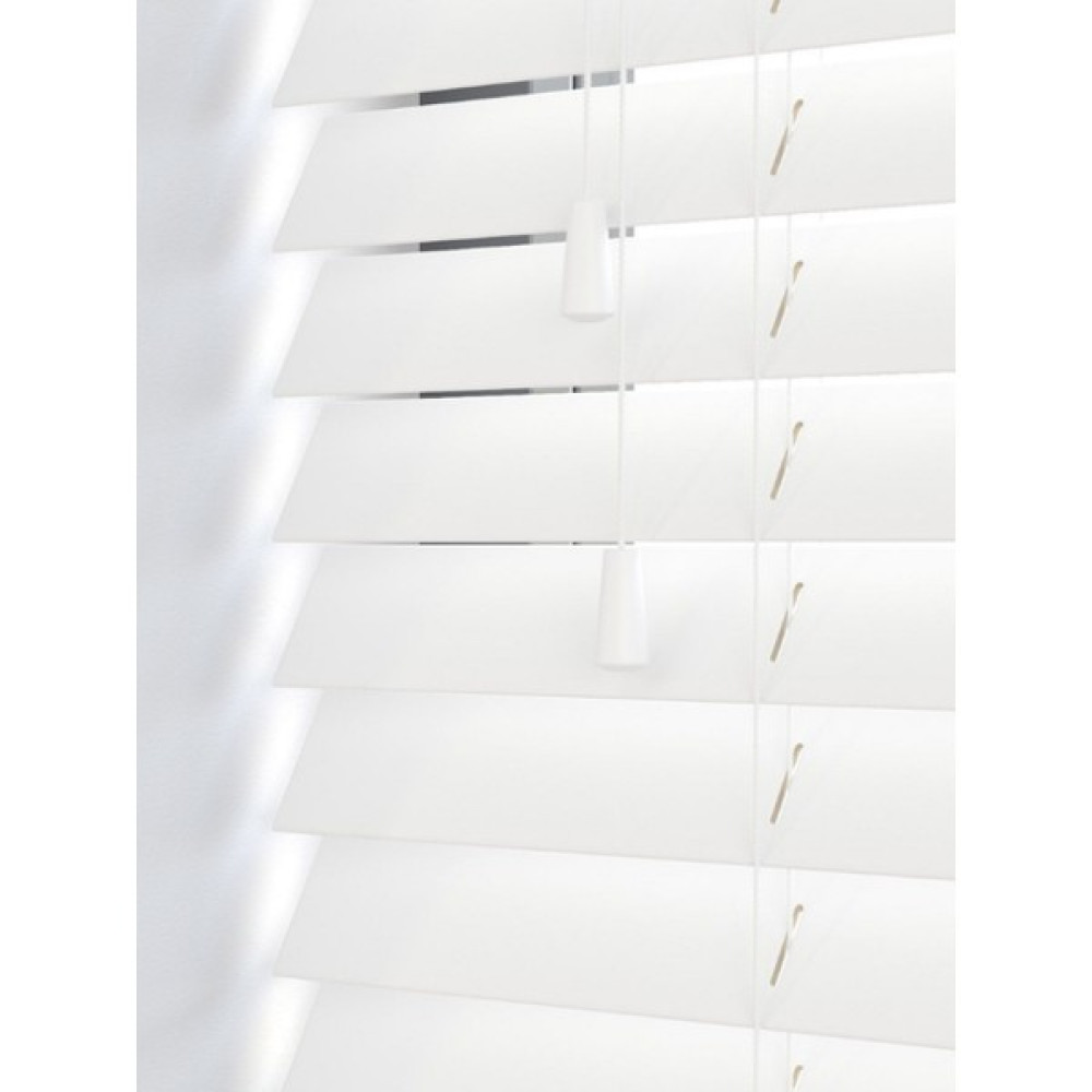 Perdelife Ahşap Jaluzi Perde Beyaz Renk 50MM - 100 x 280 cm Jaluzi Perde Fiyatı