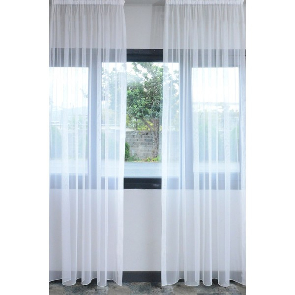 Perdelique Grektül İpli Büzgü Perde - 100 x 270 cm - Ekru Fon Perde Fiyatı