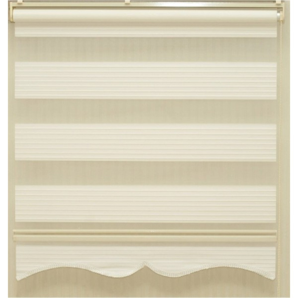 Perdestan Krem Zebra Perde Pliseli Etek Dilimli SO1700 - 30 x 30 cm Perde Fiyatı