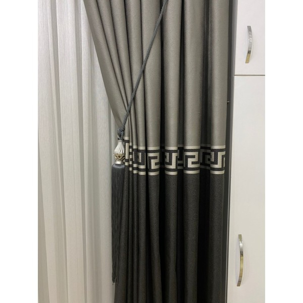 Perdestanbul Pano Fon Perde 1/3 Pileli Tek Kanat - 80 x 250 cm - Gri Fon Perde Fiyatı