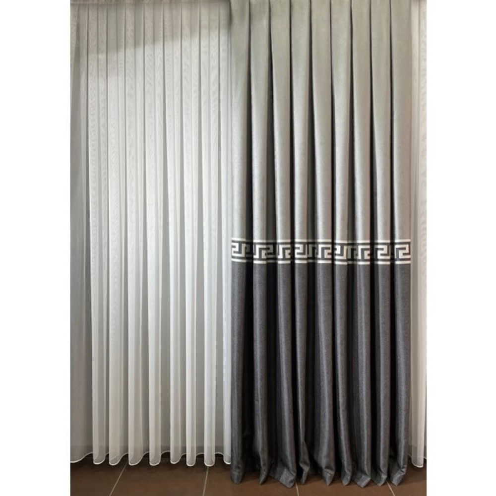 Perdestanbul Pano Fon Perde 1/3 Pileli Tek Kanat Ütü Istemez - 70 x 260 cm - Gri Fon Perde Fiyatı