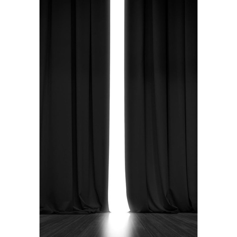 Perdezar Tek Kanat Siyah Renk Blackout (Karartma) Fon Perde - 250 x 120 cm Fon Perde Fiyatı