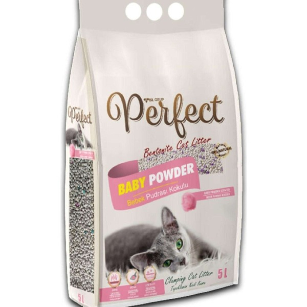 Perfect Bebek Pudrası Kokulu Bentonite Ince Kedi Kumu 5 Lt Evcil Hayvan Ürünleri Fiyatı
