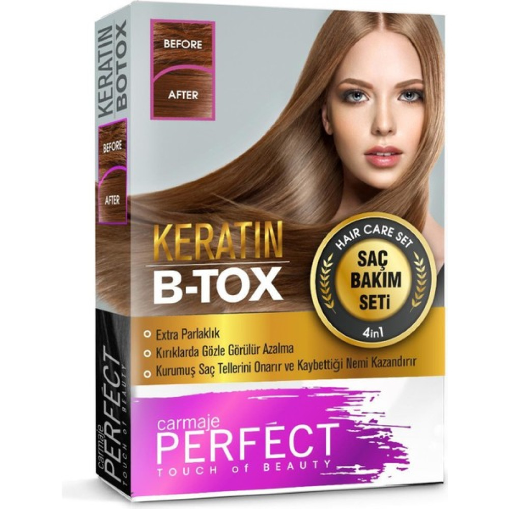 Perfect Carmaje Keratin Botox Saç Bakım Seti Onarıcı Yapılandırcı Nemlendirici - 000 Saç Bakım Maskeleri & Serumlar & Spreyler Fiyatı