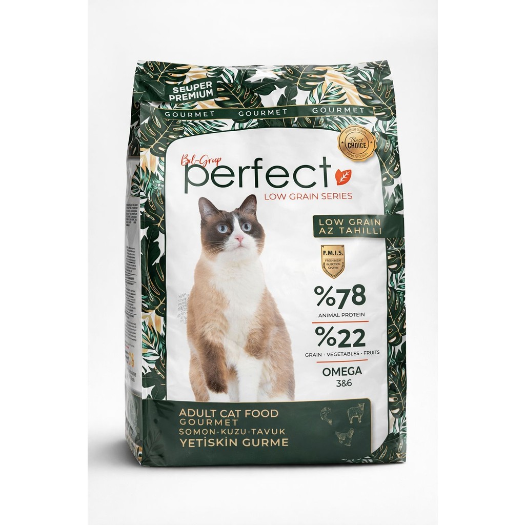 Perfect Cat Az Tahıllı/düşük Tahıllı Gurme Kedi Maması 10 kg - 1 Evcil Hayvan Ürünleri Fiyatı