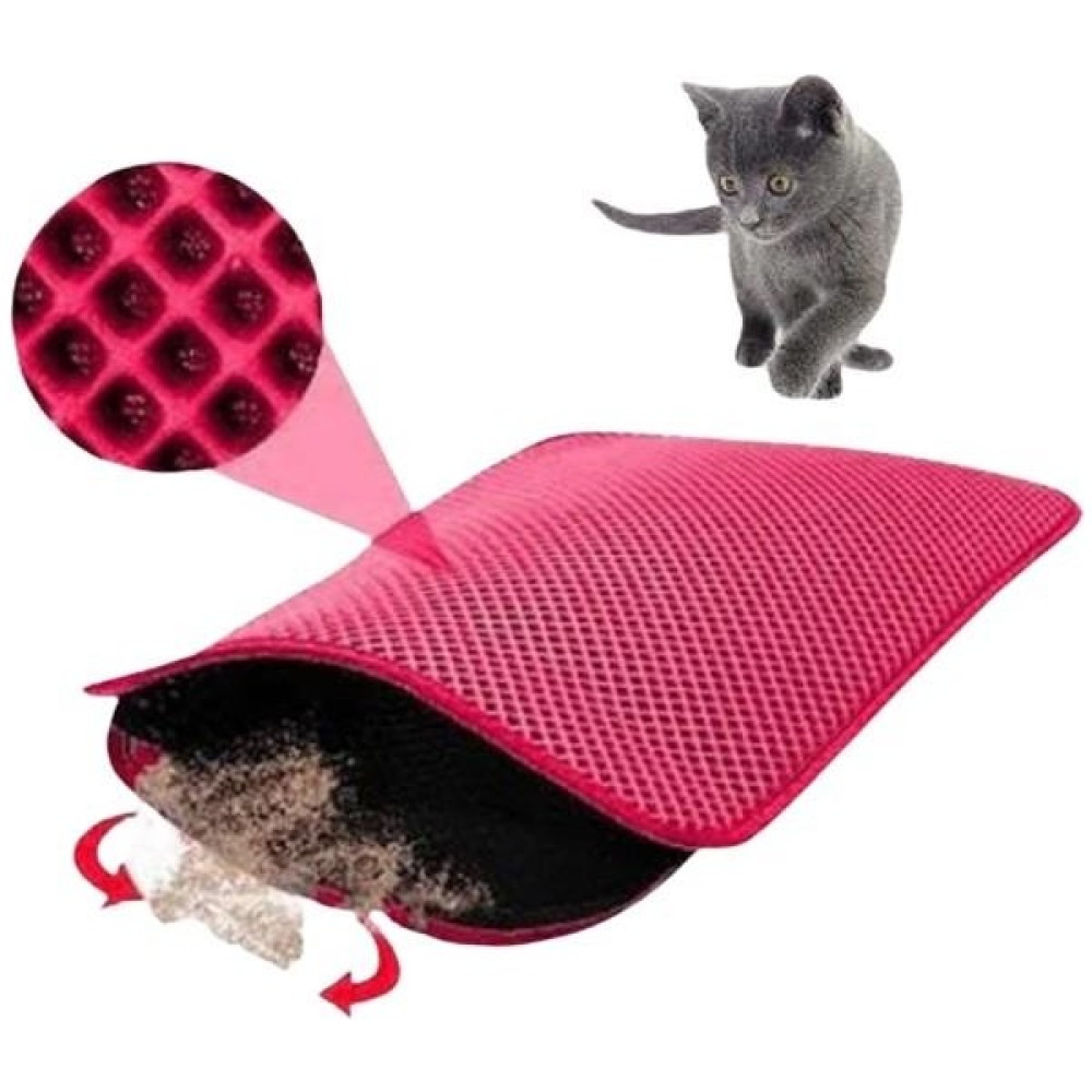 Perfect Elekli Kedi Kumu Paspası Kırmızı 60 x 40 cm Evcil Hayvan Ürünleri Fiyatı