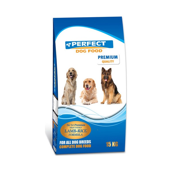 Perfect Kuzu Etli Yetişkin Köpek Maması 15 Kg Tüm Irklar İçin Yüksek Proteinli Besin Evcil Hayvan Ürünleri Fiyatı