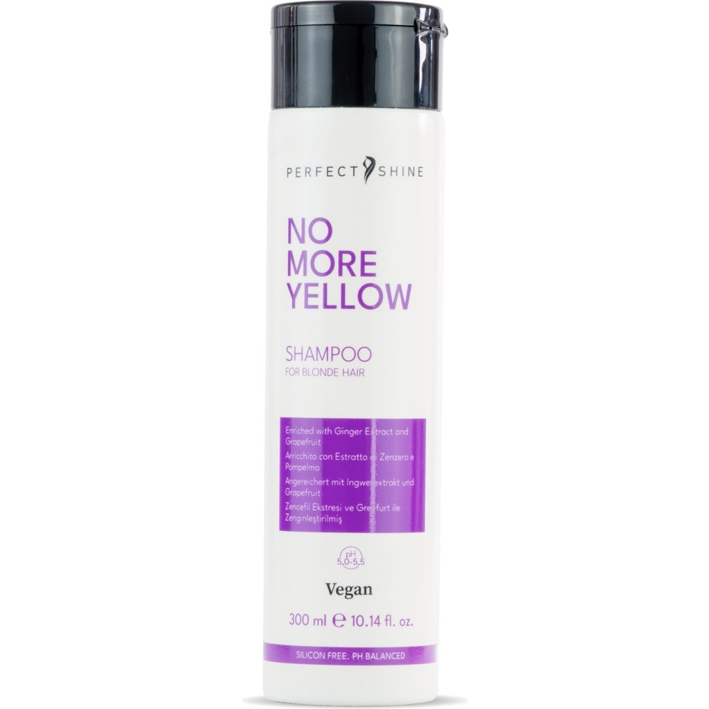 Perfect Shine No More Yellow 300 ml Keratinli Mor Şampuan Parabensiz Sarı Gri Platin Saçlar İçin - Renksiz Diğer Fiyatı