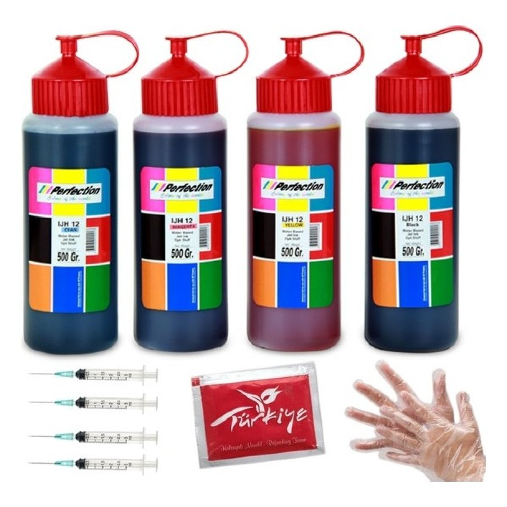 Perfectıon Canon Pixma G3416 Uyumlu Muadil Mürekkep Seti 800 Ml. - Renkli Kartuş Dolum Ürünleri Fiyatı