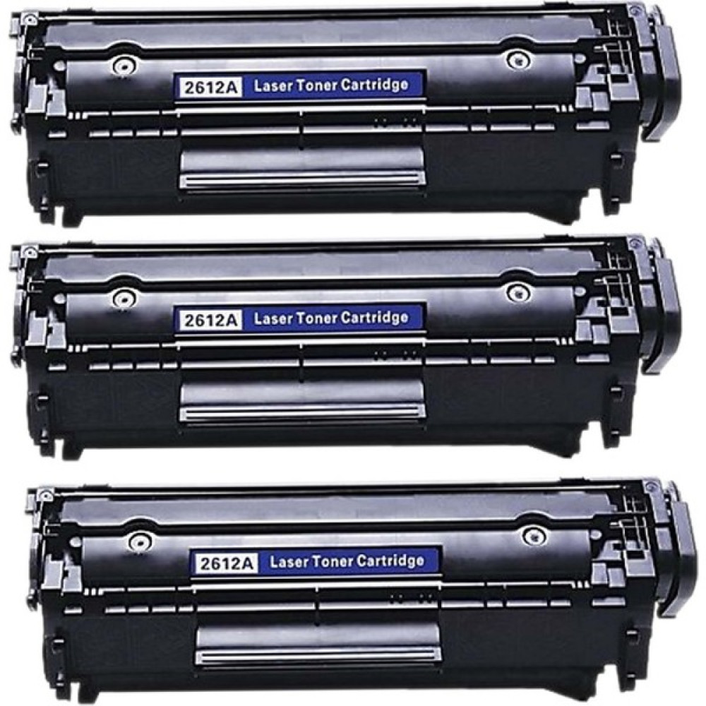 Perfection Hp 1020-1022 12A (Q2612A) Siyah Muadil Lazer Toner (3 Adet) Tonerler Fiyatı