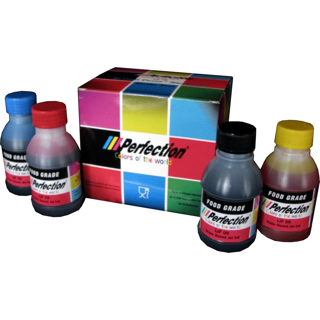 Perfection Resimli Pasta Inkjet Yazıcı Yenilebilir Gıda Mürekkebi 4 x 100 gr Diğer Fiyatı